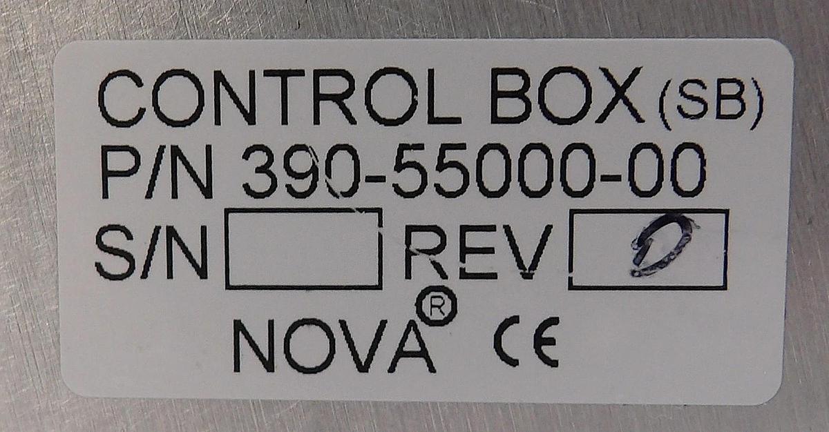 Used Nova Measuring Instruments 390-55000-00 Control Box Working Surplus