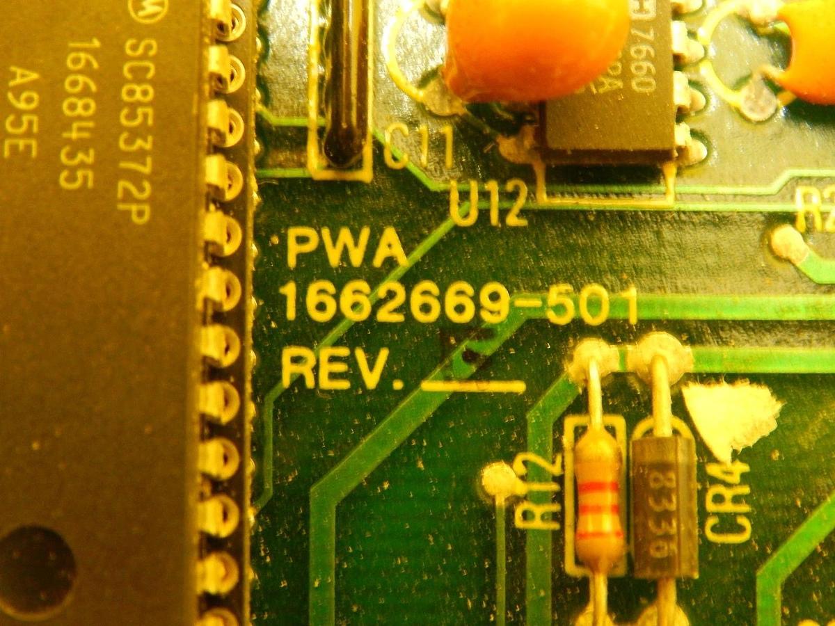 Used Delta Design 1662669-501 Dual DC Motor Control Board PCB Used Working