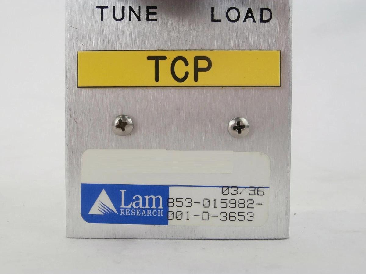 Used Lam Research 853-015982-001-D-3653 TCP RF Tune/Load Module FPD Continuum Spare