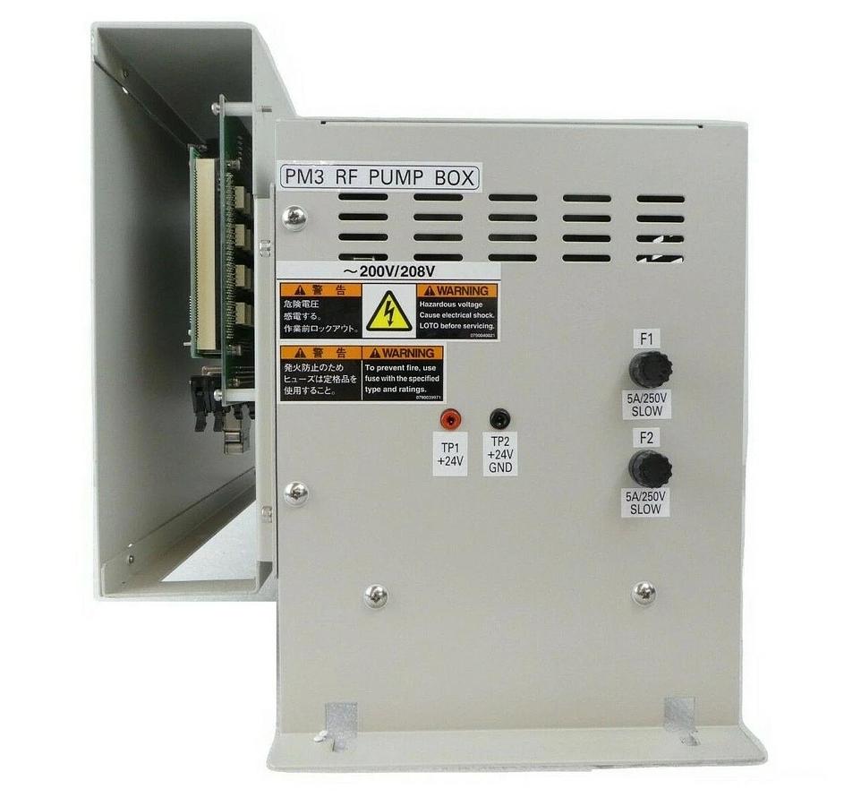 Used TEL Tokyo Electron PM3 RF Pump Box Assembly PCB 2L81-050097-32 MARK 8 Working