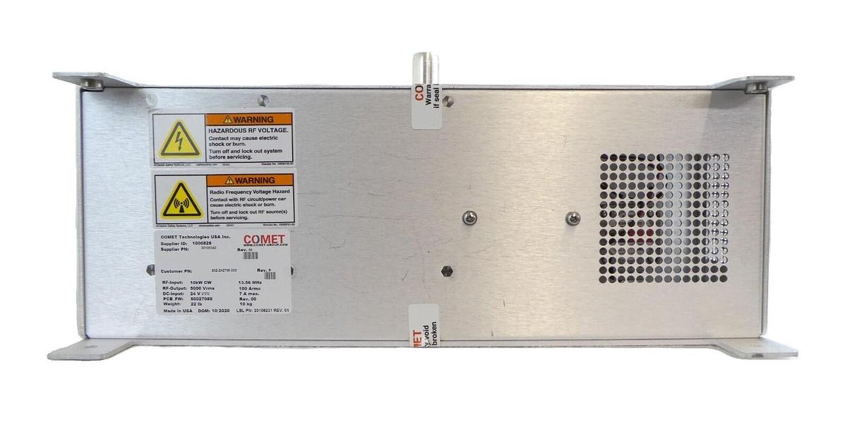 Used Comet Technologies 20105342 RF Match Lam Research 832-242736-002 Spare Surplus