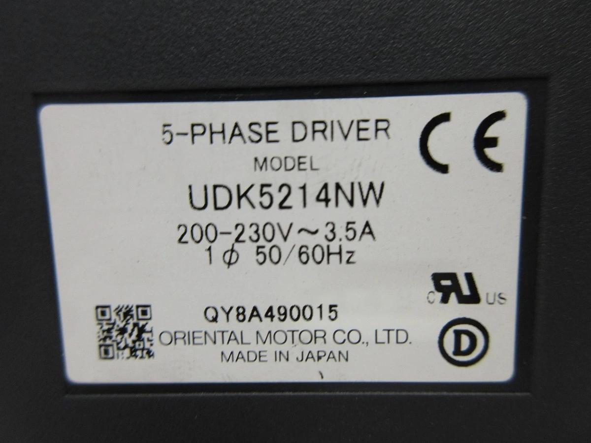 Used Oriental Motor UDK5214NW 5-Phase Servo Driver VEXTA Working Spare