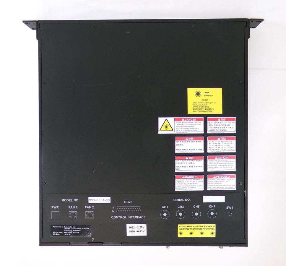 Used Sekidenko 991-0001-00 Rack Mount Laser Delivery System LDTC 1020 LM14S2 Surplus