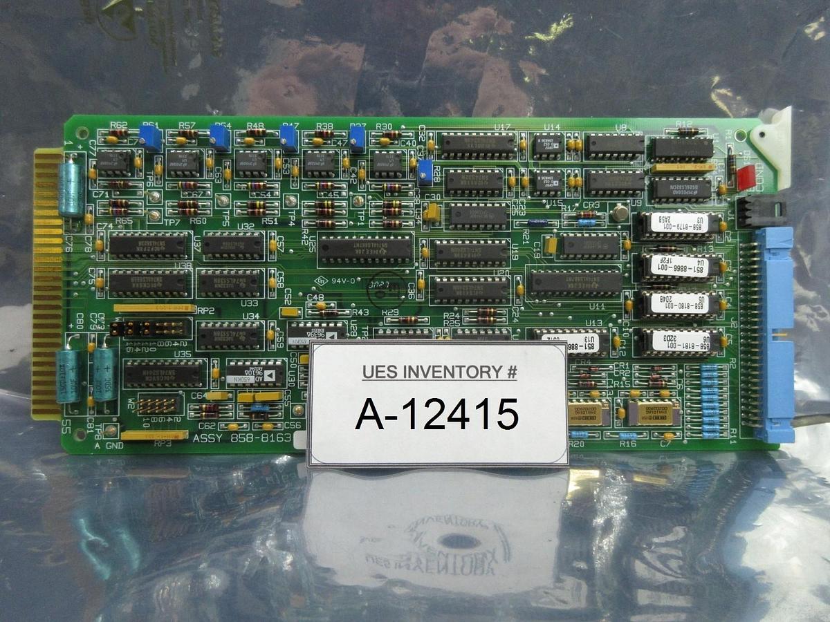 Used SVG Silicon Valley Group 858-8163-003 Processor PCB Card Rev. C 90S Used Working