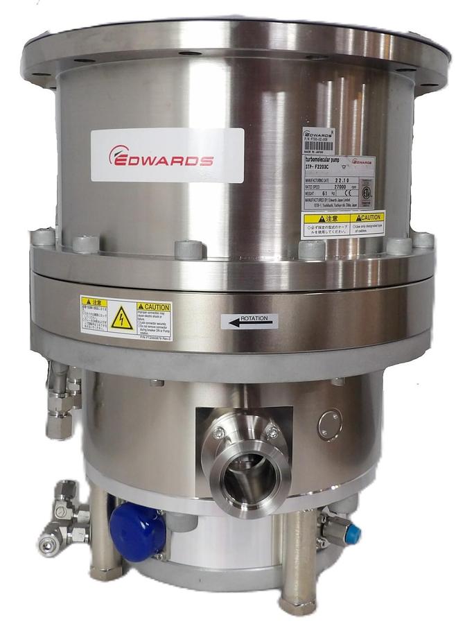 STP Edwards PT50-0Z-006 Turbomolecular Pump STP-F2203C Turbo New Untested Spare