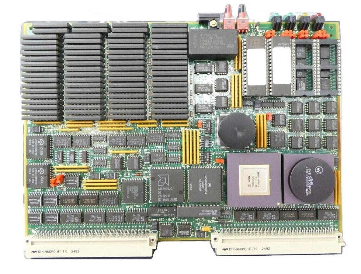 Used Motorola 01-W3648B MVME Processor PCB Card VMEmodule Lam Research Working Spare