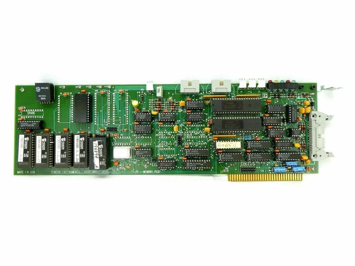 Used Tencor Instruments 98531 I/O Memory PCB Card Surfscan 7000 KLA-Tencor Working