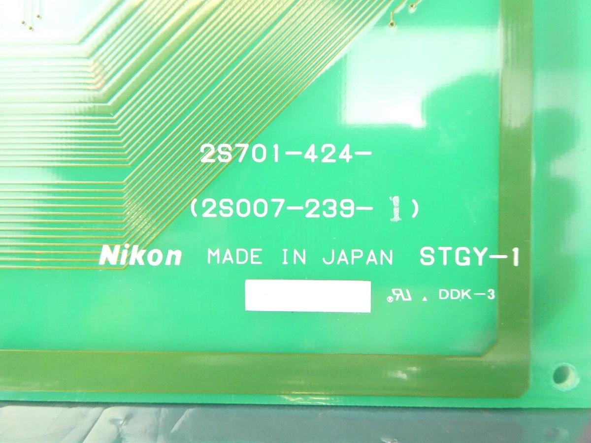 Used Nikon 2S701-424 Interface Connector PCB STGY-1 2S007-239-1 NRM-3100 Working