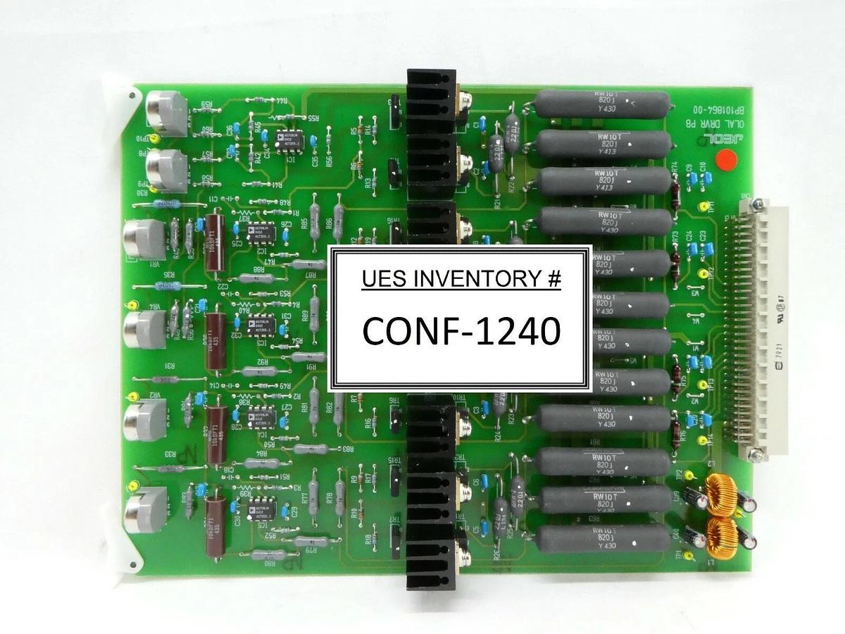 Used JEOL BP101864-00 Driver PCB Card OLAL DRVR PB JWS-7555S SEM Working Spare