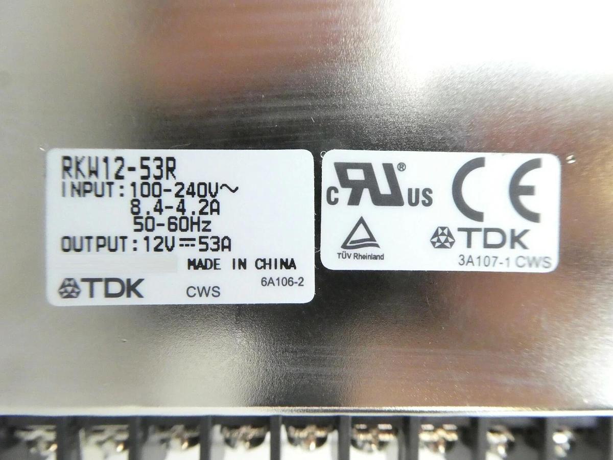 Used TDK RKW12-53R AC Power Supply Nikon NSR-S610C Step-and-Repeat System Working