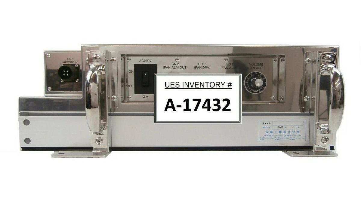 Used Kondoh Industries PF-FFU Fan Filter Unit TEL Tokyo Electron Trias TB SPA Working