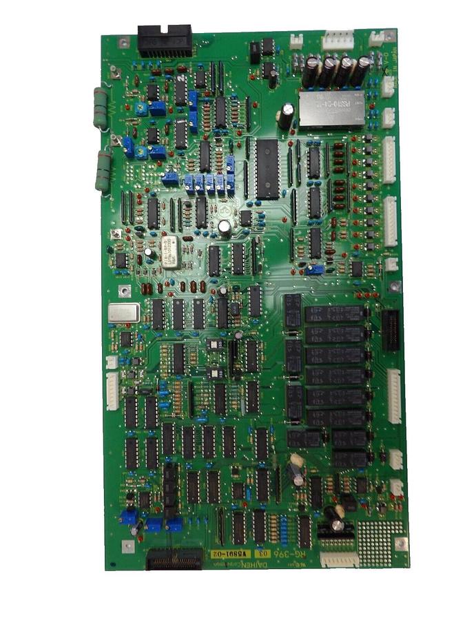 Used Daihen RG-396 RF Generator Interface PCB Assembly AGA-27C-V Working Surplus