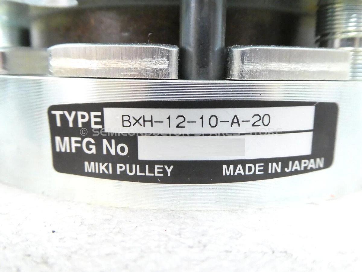 Used Miki Pulley BXH-12-10-A-20 Spring Actuated Brake Motor TEL Lithius Working