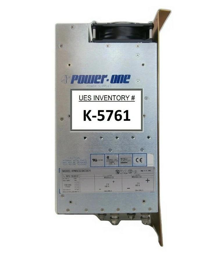 Used Power-One RPM5CSCSKCS674 Power Supply 2500W Schlumberger 97171046 Working Spare