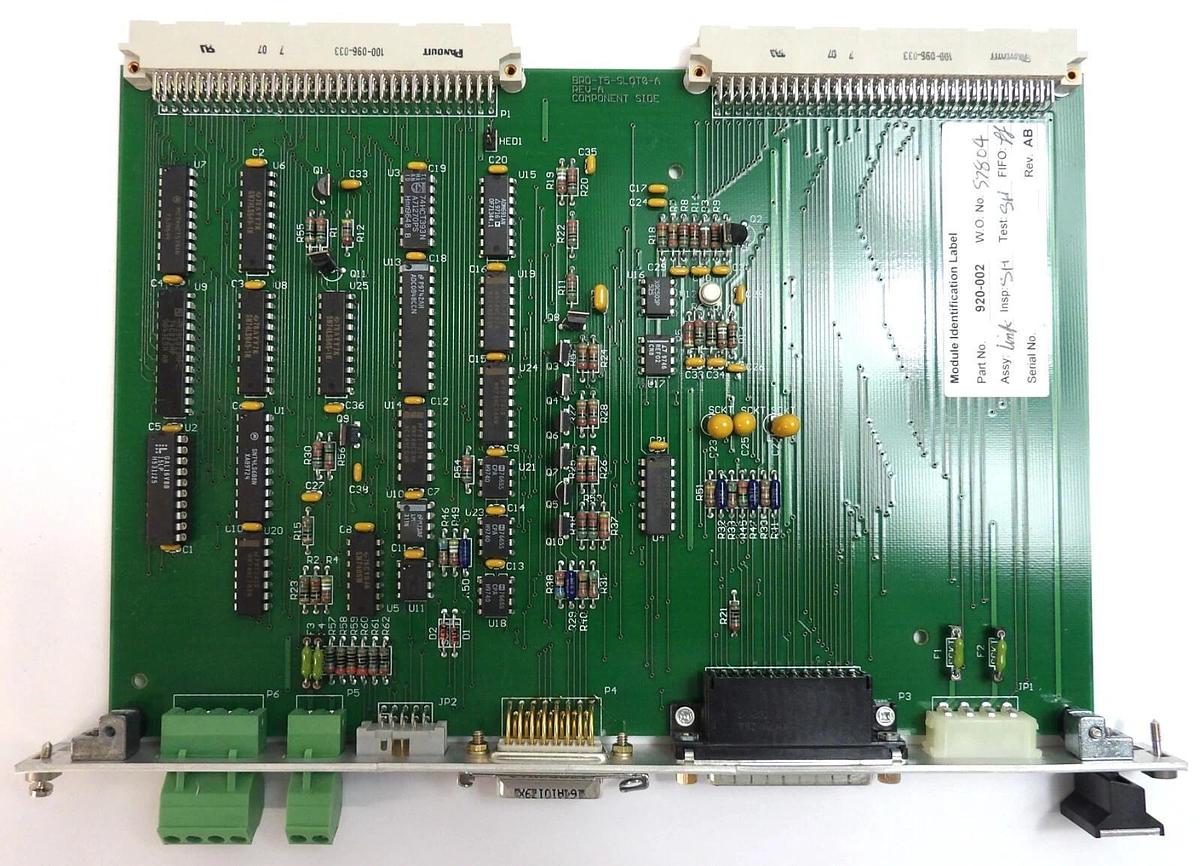 Used Brooks Automation 920-002 I/O Interface PCB 15-XAHFH Working Surplus