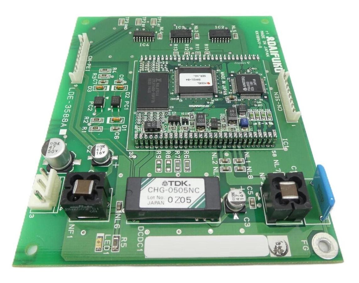 Used Daifuku LDE-3588A Automation Processor PCB SAM21-B4 Reseller Lot of 2 Working