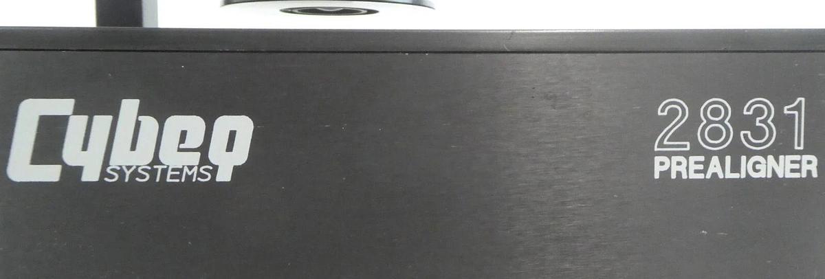 Used Cybeq Systems 2831 Prealigner Wafer Inspection Unit Working