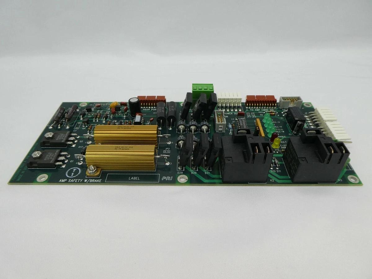 Used PRI Automation 70002862 AMP Safety with Brake Board PCB Working Spare