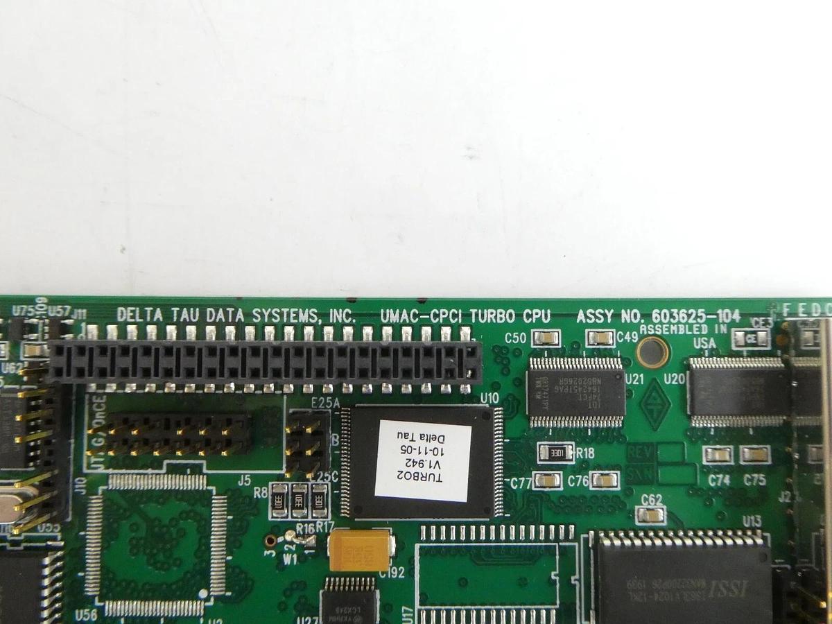 Used Delta Tau 603625-104 UMAC-CPCI Turbo CPU PCB Card AMAT 0190-26873 Working