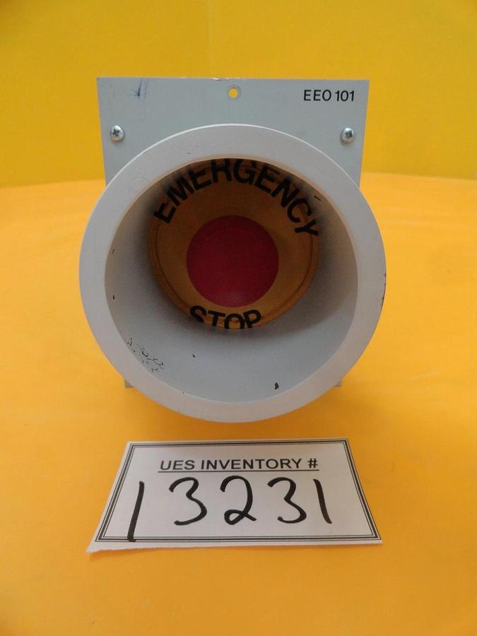 Used Balzers BG M54 500 Emergency Stop Module EEO 101 EEO101 Used Working