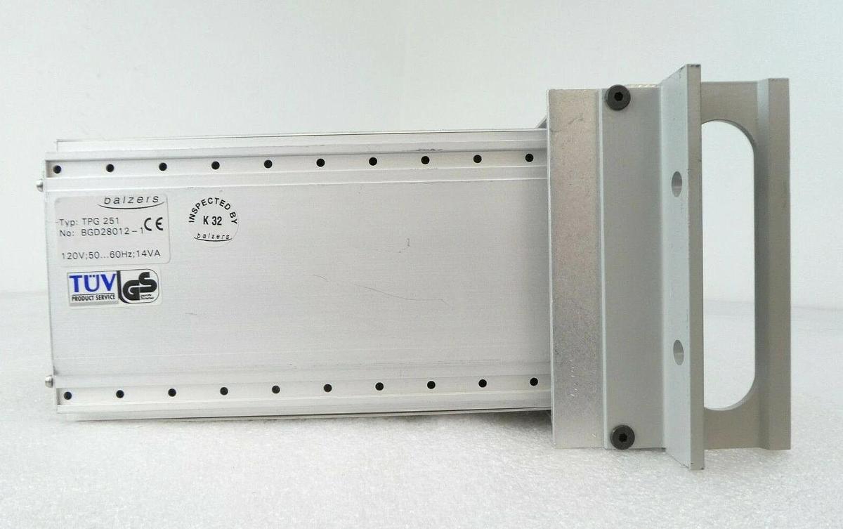 Used Balzers TPG Vacuum Controller Rack TPG 300 TPG 251 TEL Tokyo Electron Working