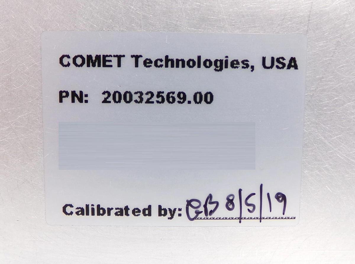 Used Comet 20032569.00 RF Match Phase/MAG Module 5000W @ 13.56MHz Working Surplus