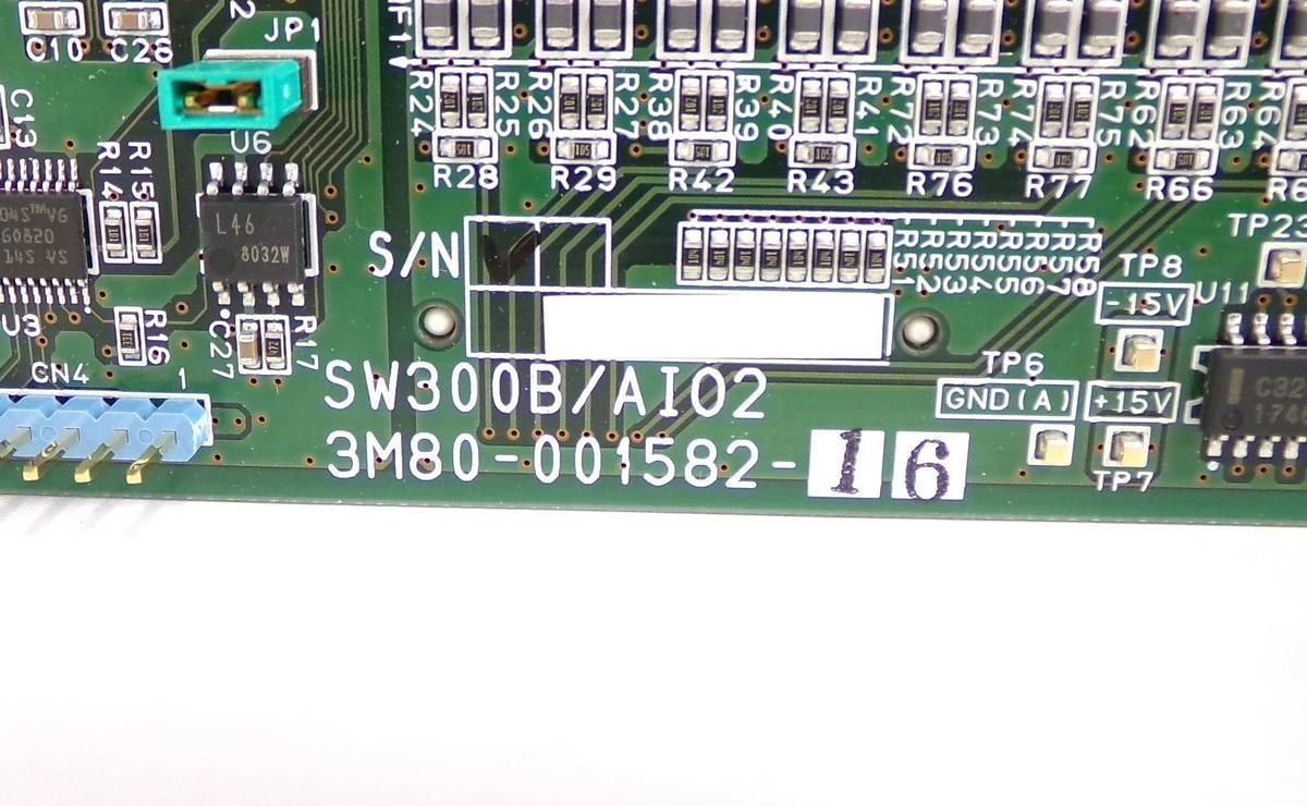 Used TEL Tokyo Electron 3M80-001585-13 Processor PCB SW300B/GAS4 SW300B/AI02 Working