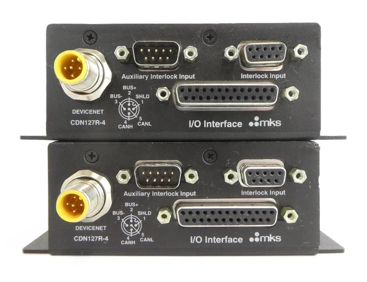 Used MKS Instruments CDN127R-4 Peripheral Adaptor AMAT 0190-37765 Lot of 2 Working