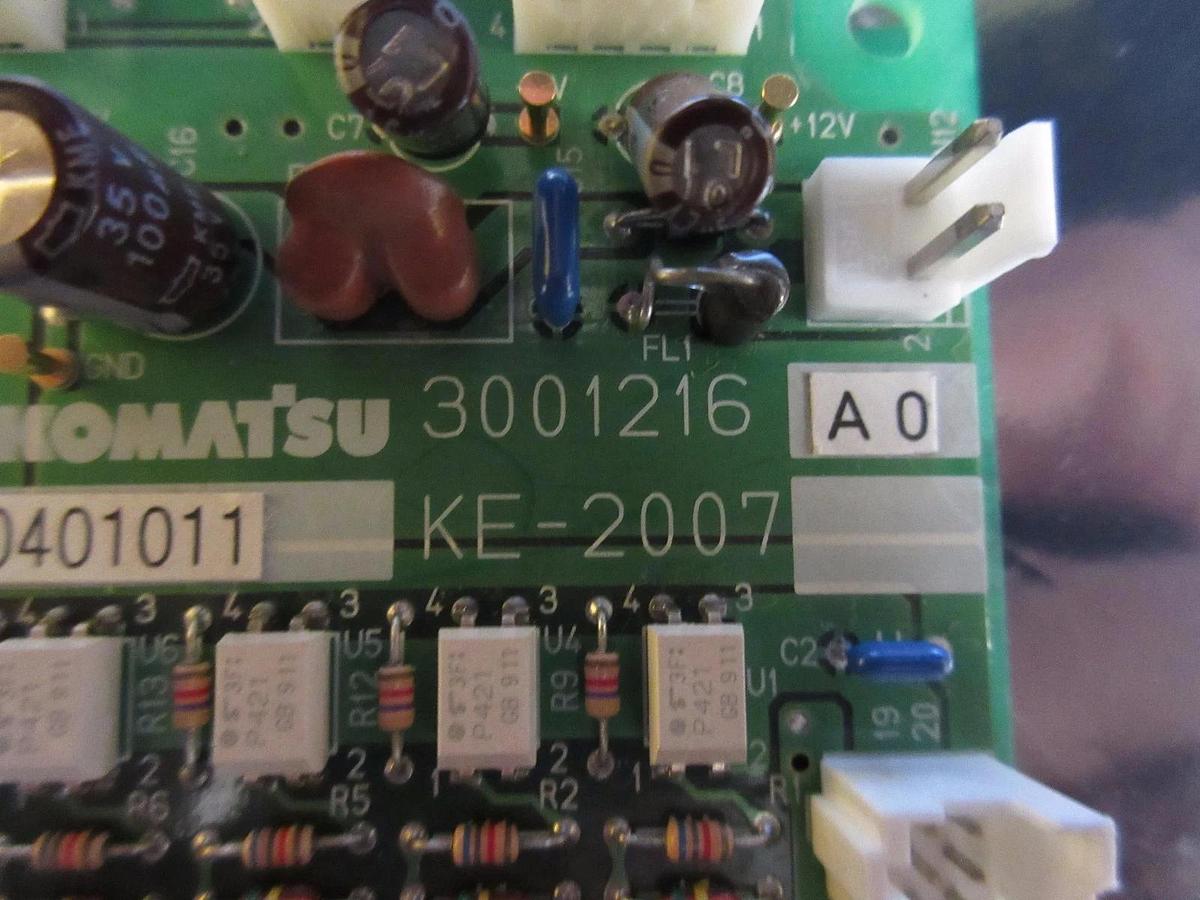 Used Komatsu 3001216A0 KE-2007 Interface Board PCB Used Working