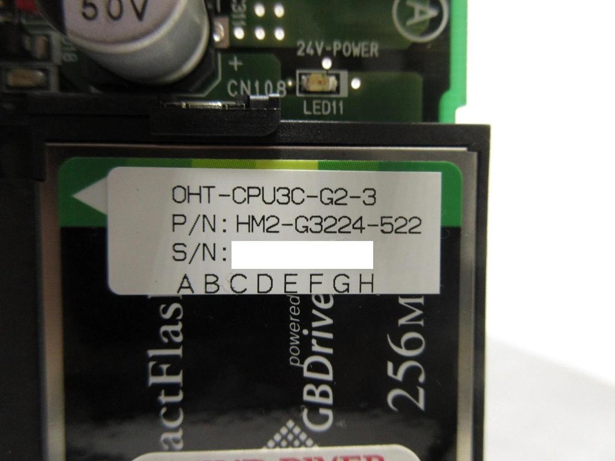 Used Muratec HM2-G3224-522 Processor Board PCB OHT-CPU3C-G2-3 HM2-G3220-620 Used