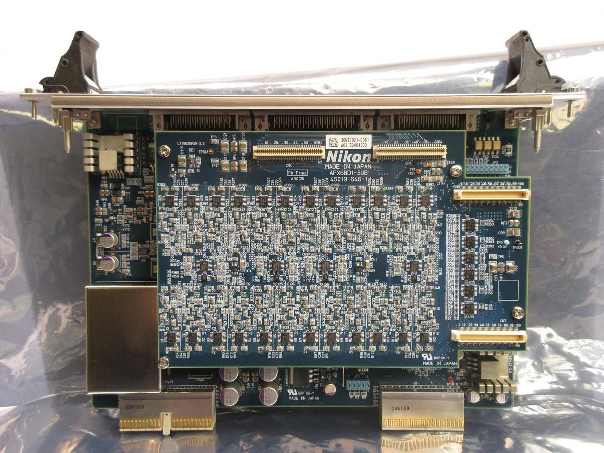 Used Nikon Precision 4S019-645-1 Processor PCB Card AFX6BD1-MAIN 4S019-646-1 Working