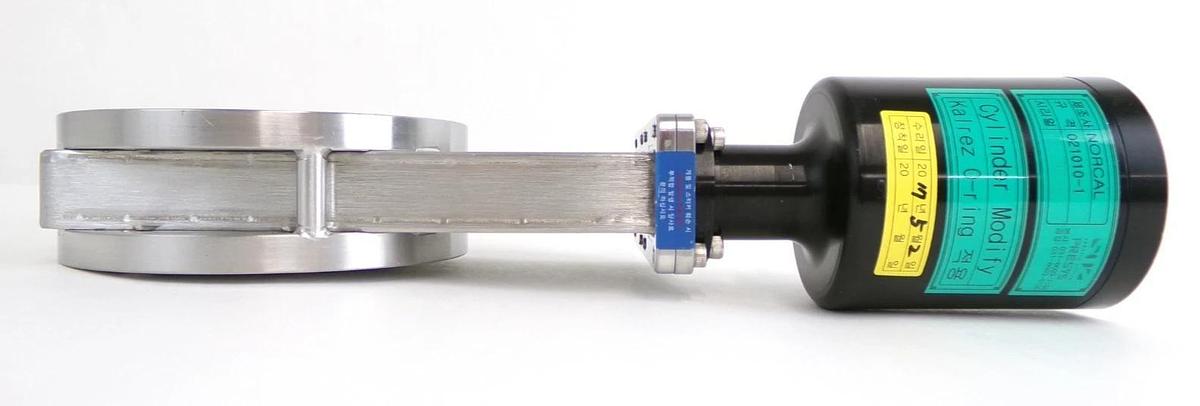Used Nor-Cal Products 021010-1 Pneumatic Gate Valve Surplus