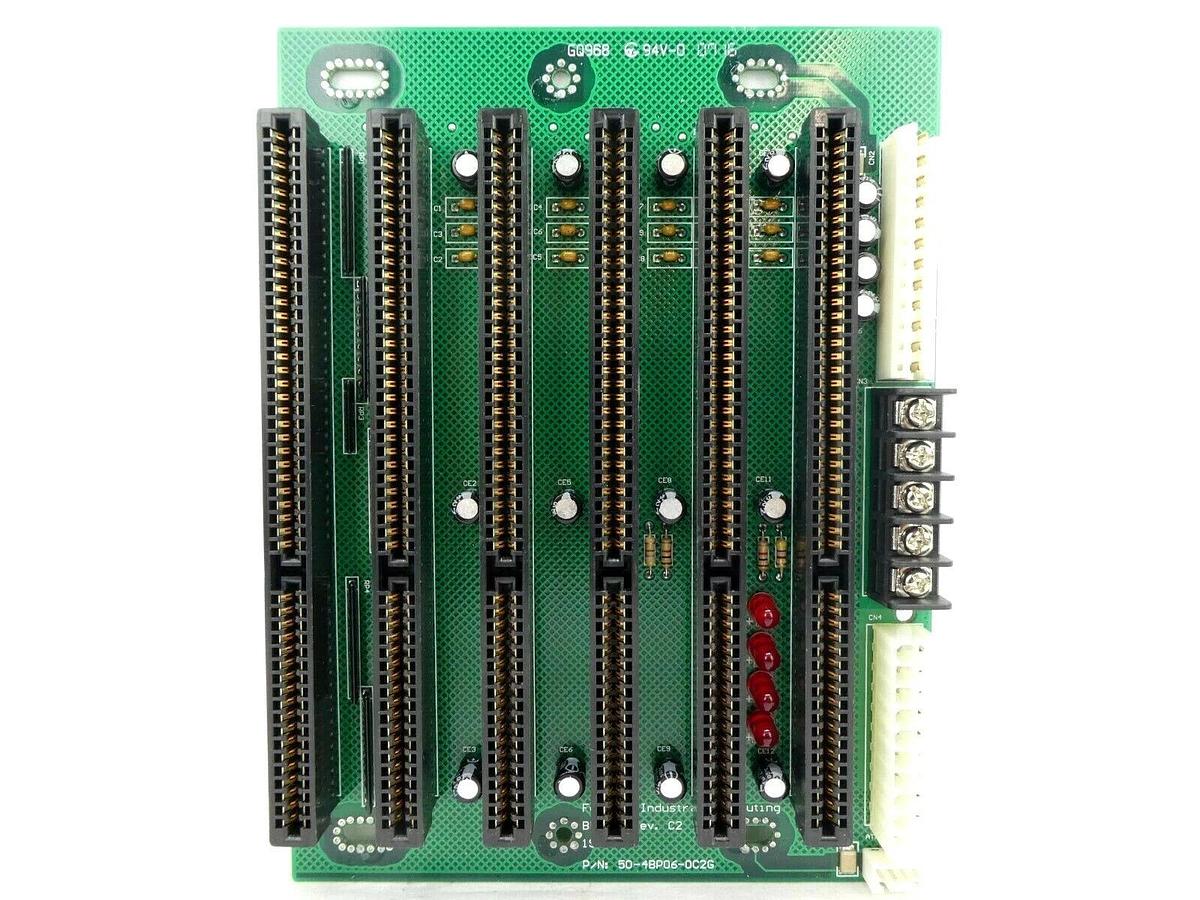 Used Formosa Industrial Computing 50-4BP06-0C26 Backplane Board PCB BPI-06 Working