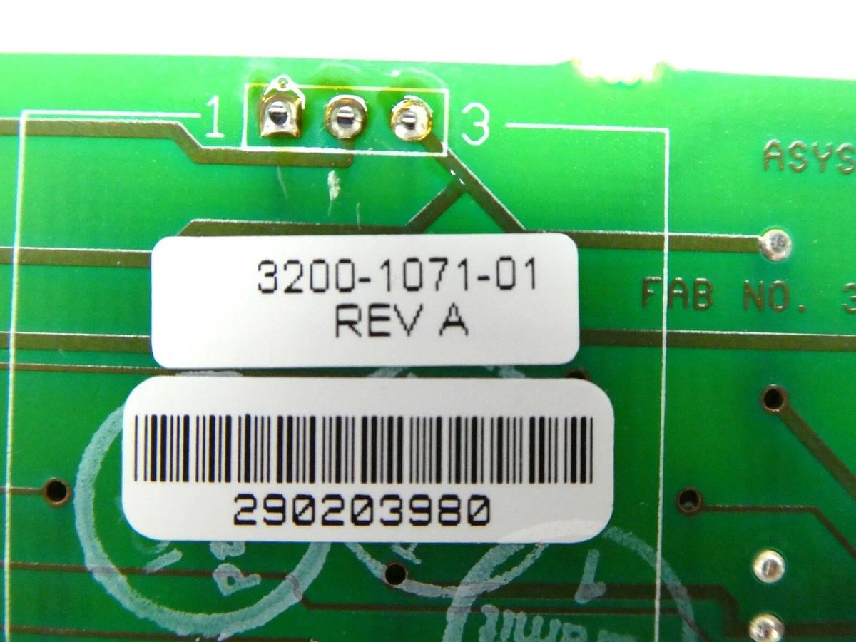 Used Asyst Technologies 3200-1071-01 Load Port PCB MICRO-G 5006-2201-0100 300FL S2H_Z