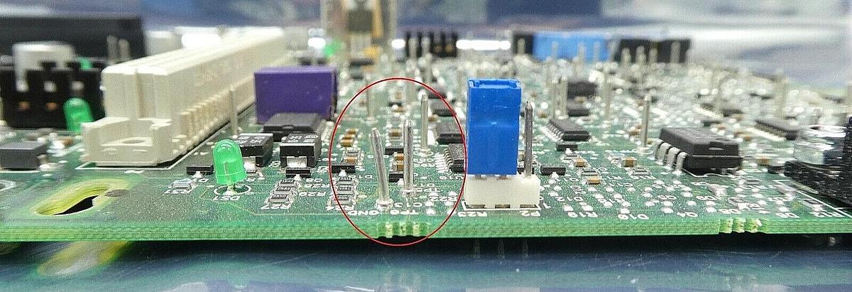Used AE Advanced Energy 2301478-B Pinnacle Standard Logic PCB 1303394 Bent Pins As-Is