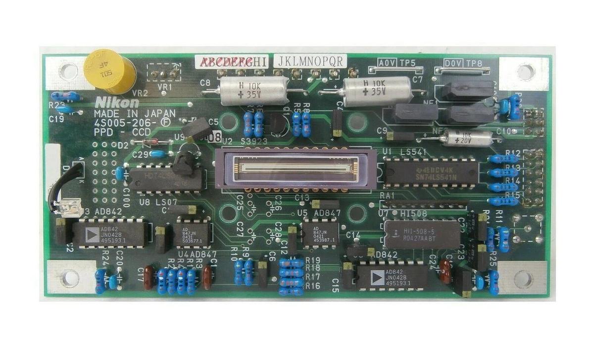 Used Nikon Precision 4S005-206-Ⓕ Optical Sensor Board PCB PPD-CCD NSR Working