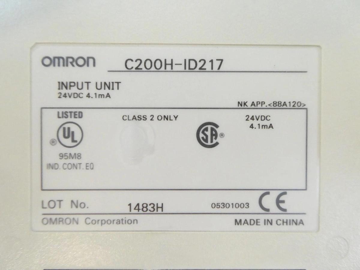 Used Omron C200H Series PLC Reseller Lot of 24 CPU42 ID217 OD219 MAD01 PD024 Working