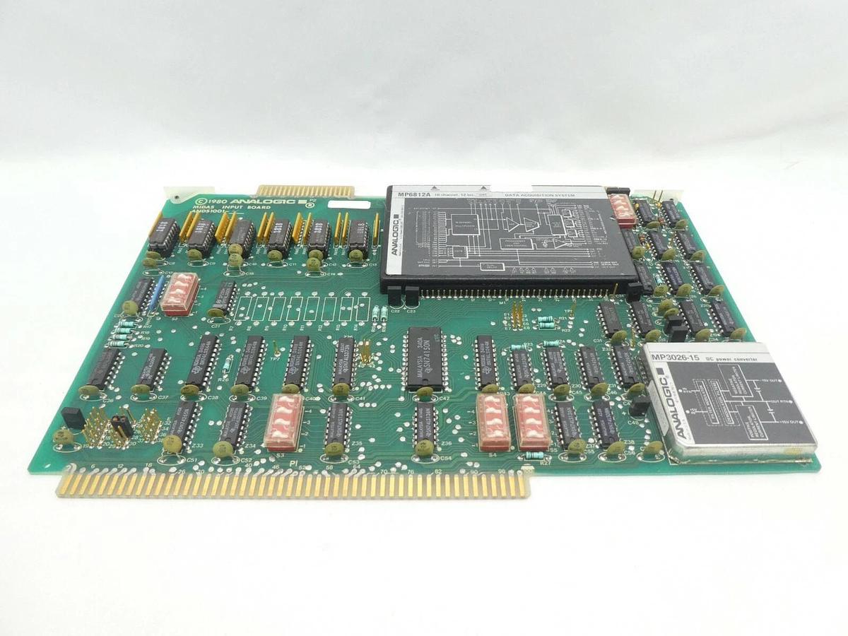 Used Analogic D4-8623 Midas Input Board PCB ANDS1001-4 Rev. 3 Varian F9092001 Working