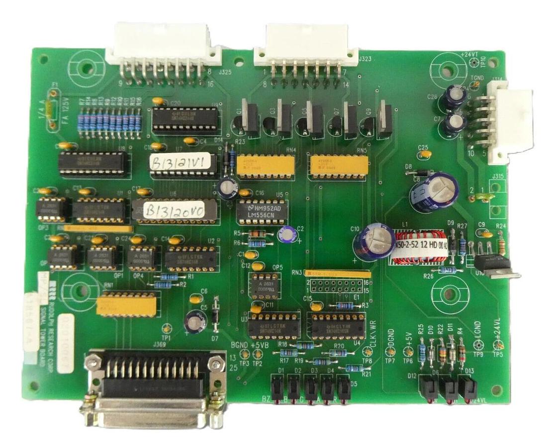 Used Rudolph Research Corporation A18567-A Signal Tower PCB Board A13104 Working
