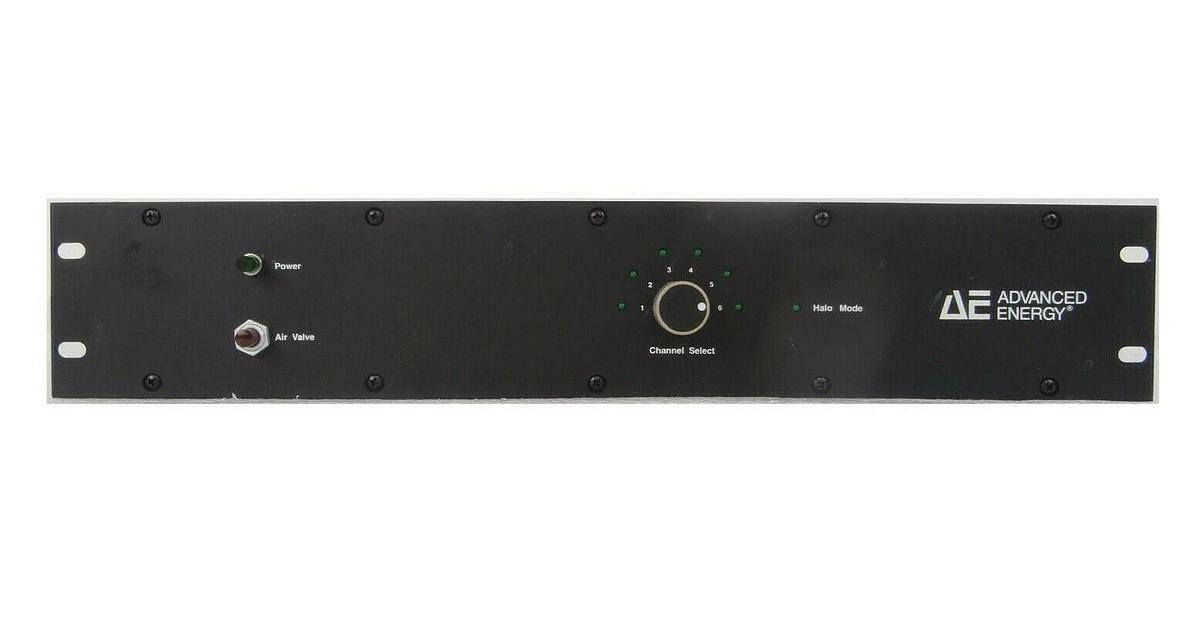 Used MDX AE Advanced Energy 3152243-002 B 6-Channel Selection Panel Working Spare