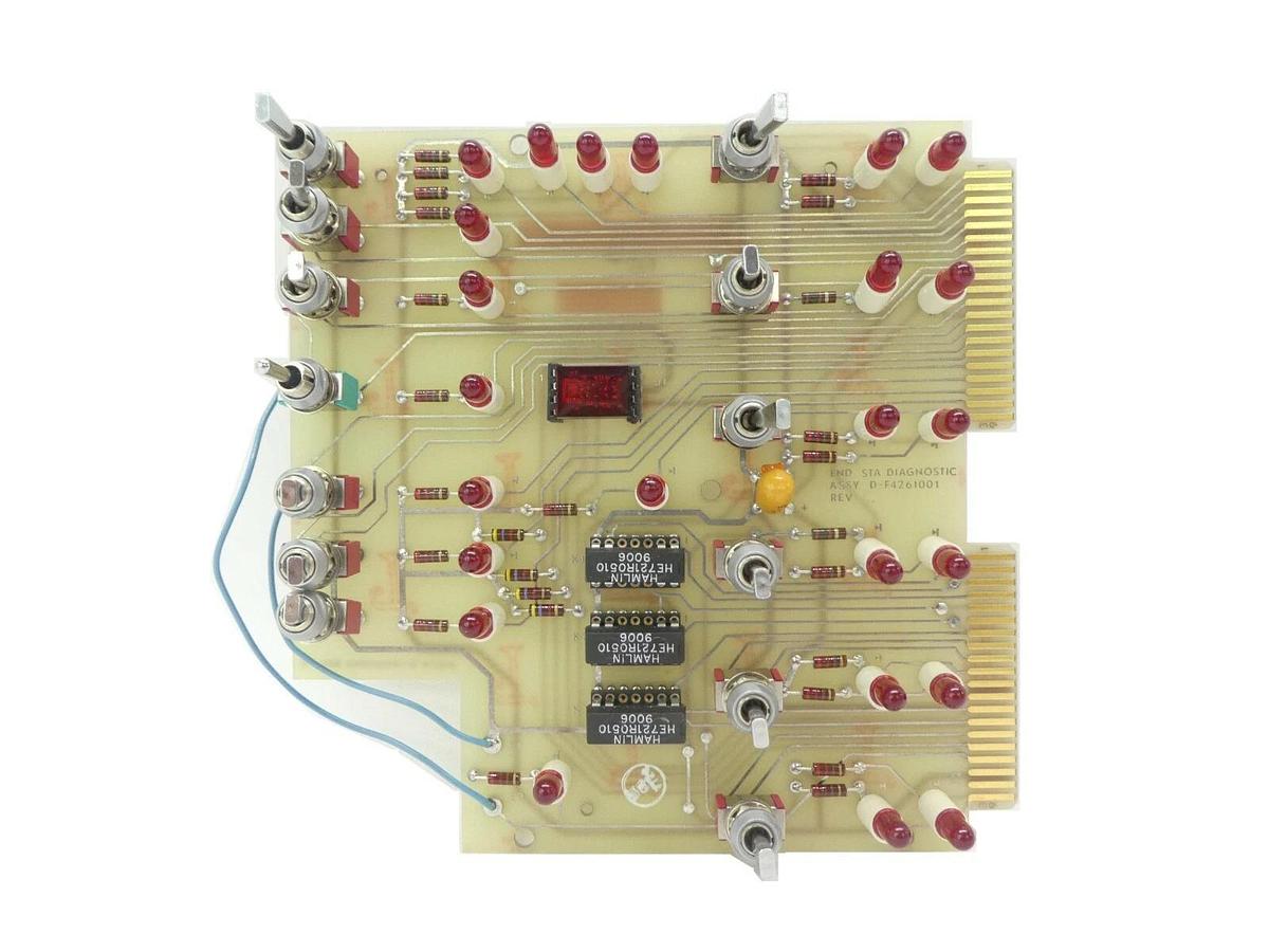 Used Varian Semiconductor VSEA D-F4261001 End Station Diagnostic PCB Rev. C Working