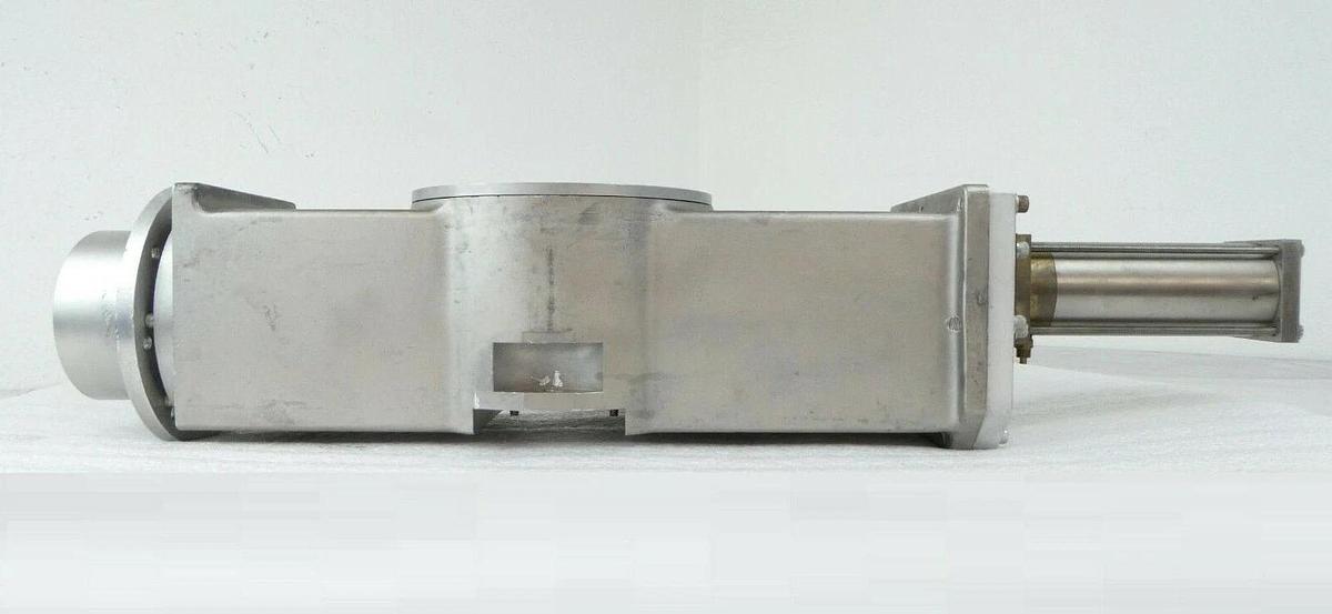 Used Varian Vacuum Technologies 07306001 X Source Gate Valve Assembly Working Surplus