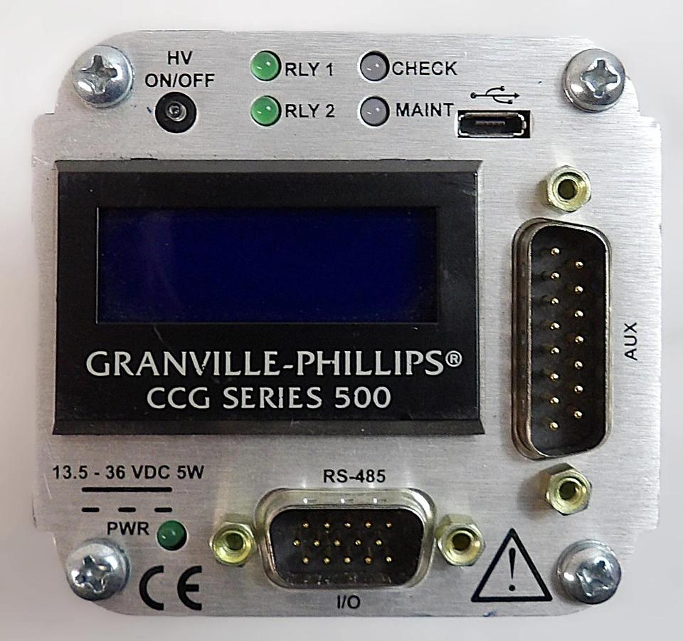 Used Granville-Phillips 500101-2C-R4K-T Micro-Ion Gauge Brooks Automation Working