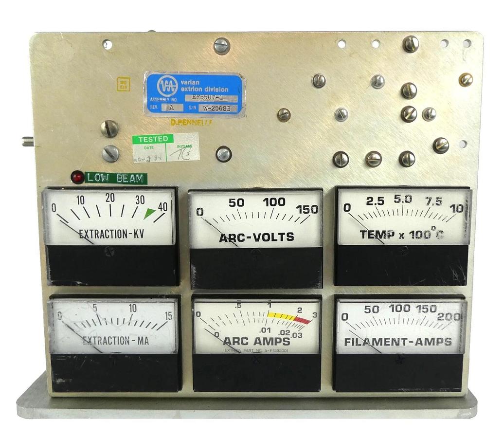 Used Varian Ion Implant Systems EF5507-1 Extraction Assembly VSEA Working Surplus