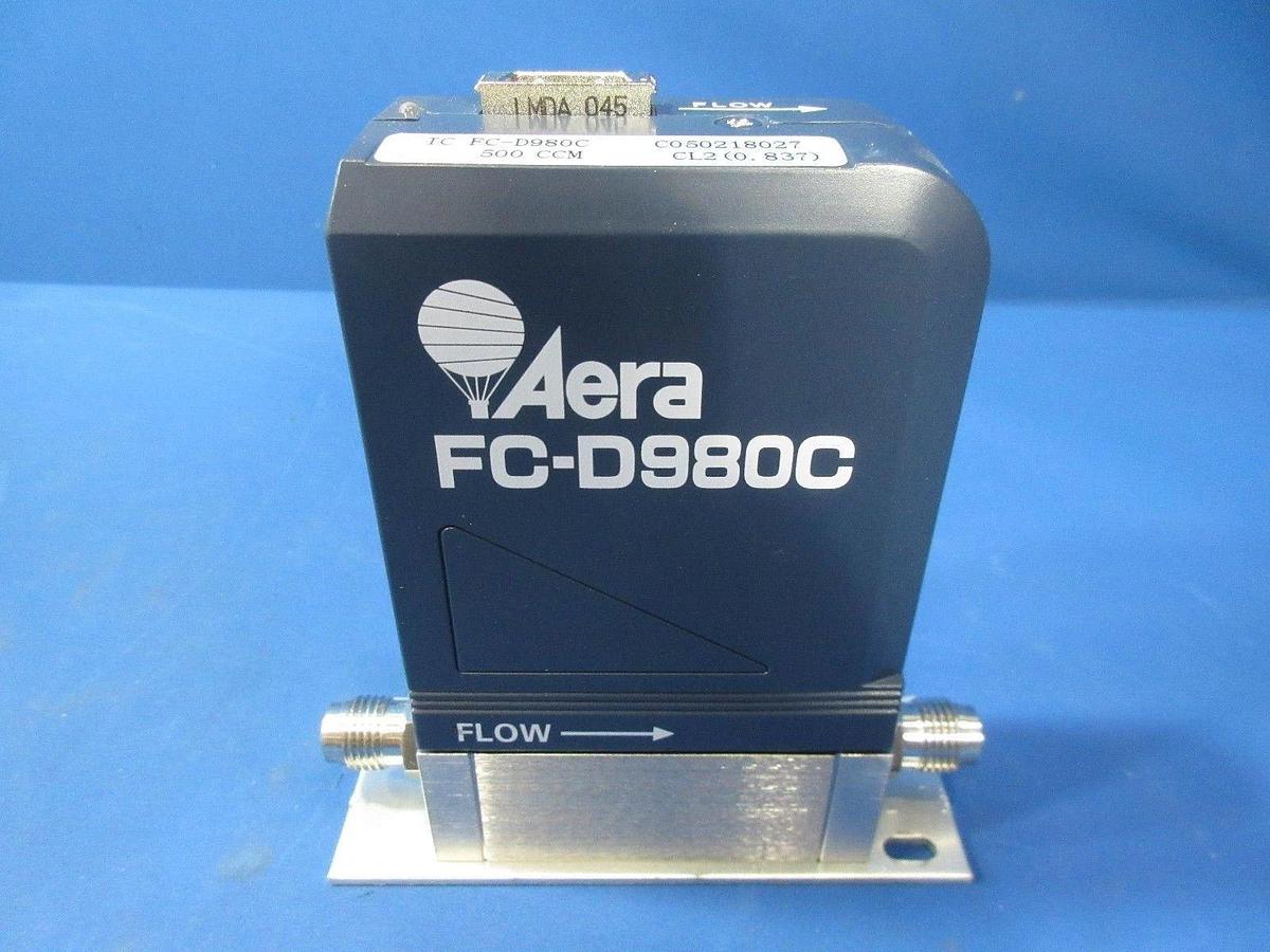 Used Aera FC-D980C Mass Flow Controller MFC 500 CCM Cl2 Used Working