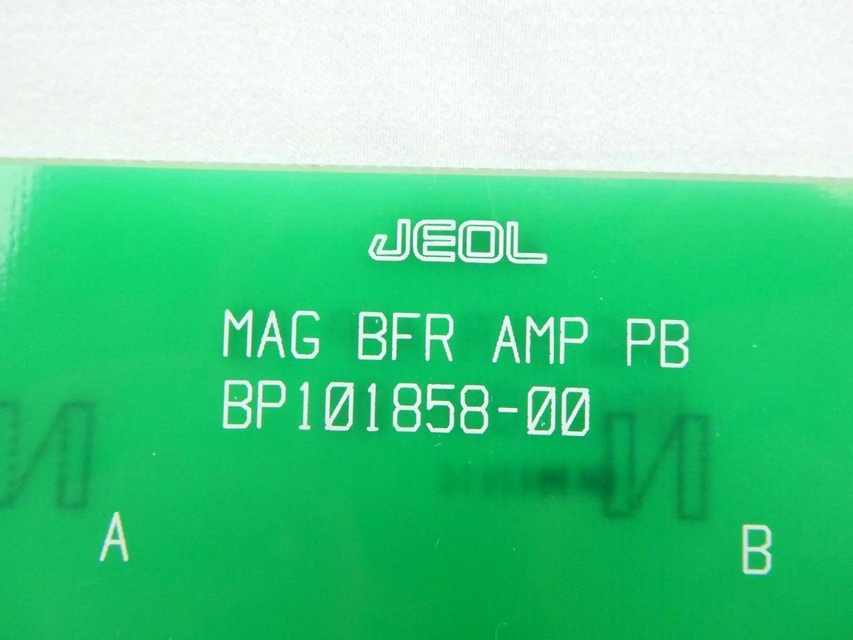 Used JEOL BP101858-00 Amplifier PCB Card MAG BFR AMP PB JWS-2000 SEM Working Spare