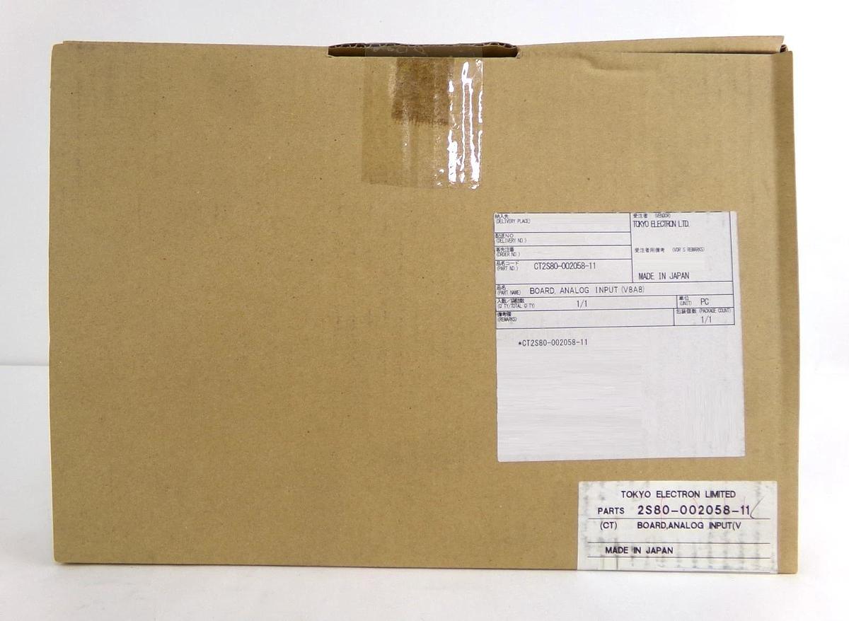 TEL Tokyo Electron 2S80-002058-11 Analog Input PCB New Surplus
