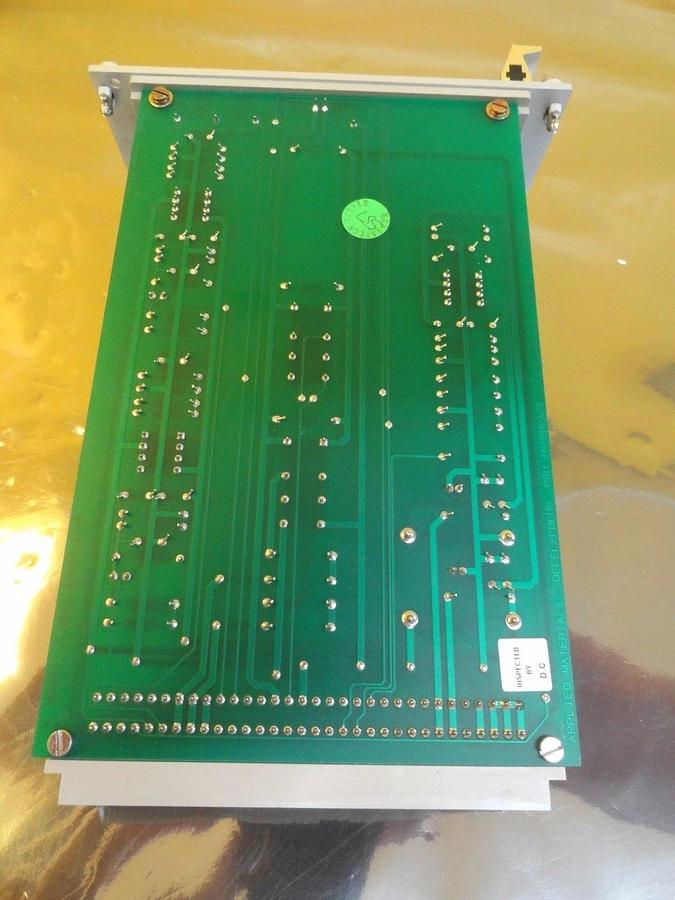 Used AMAT Applied Materials 0100-01697 Decel/Focus PSU Interface PCB Card Working