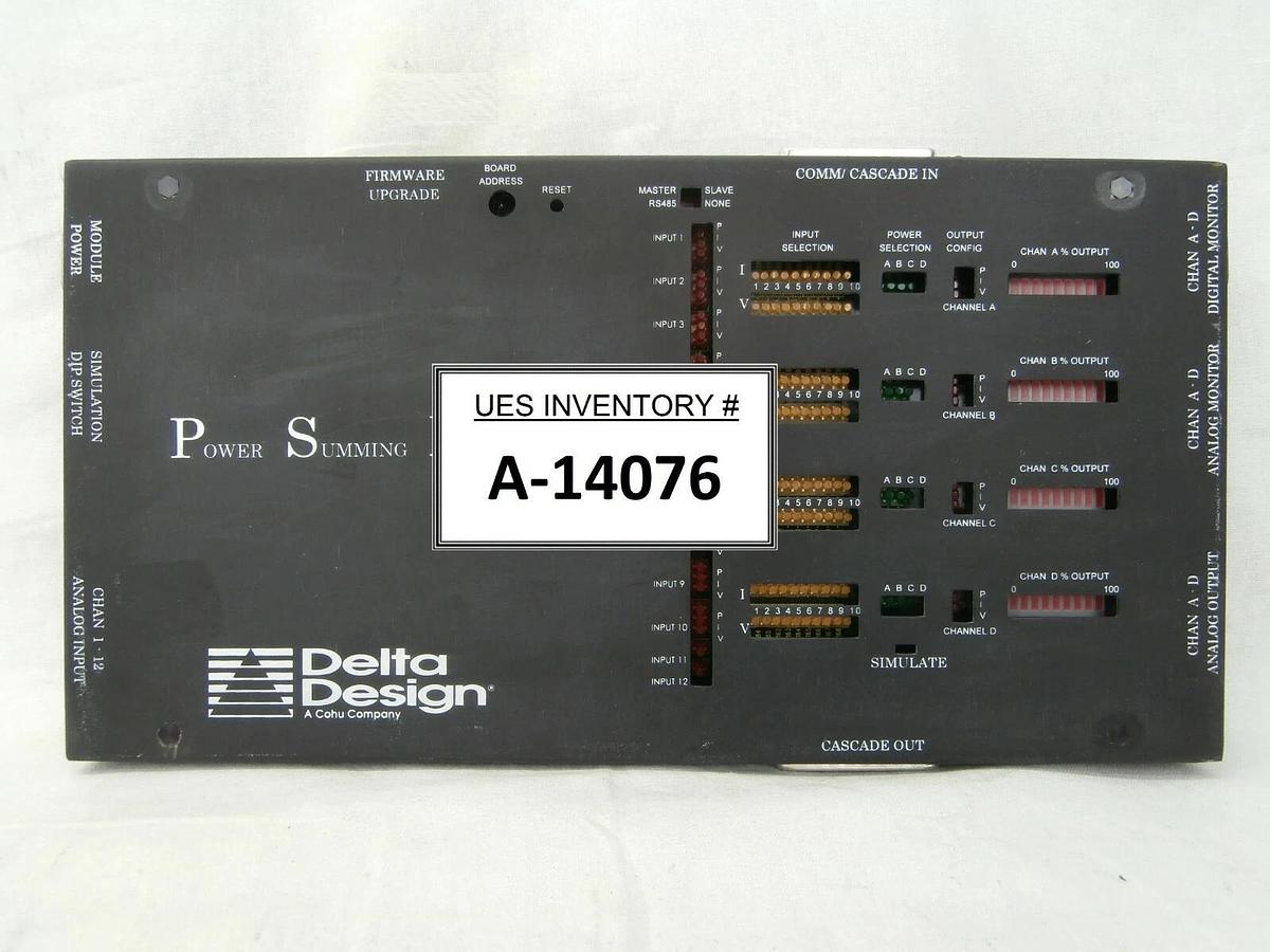 Used Delta Design 1944602-501 PSM Power Summing Module Used Working