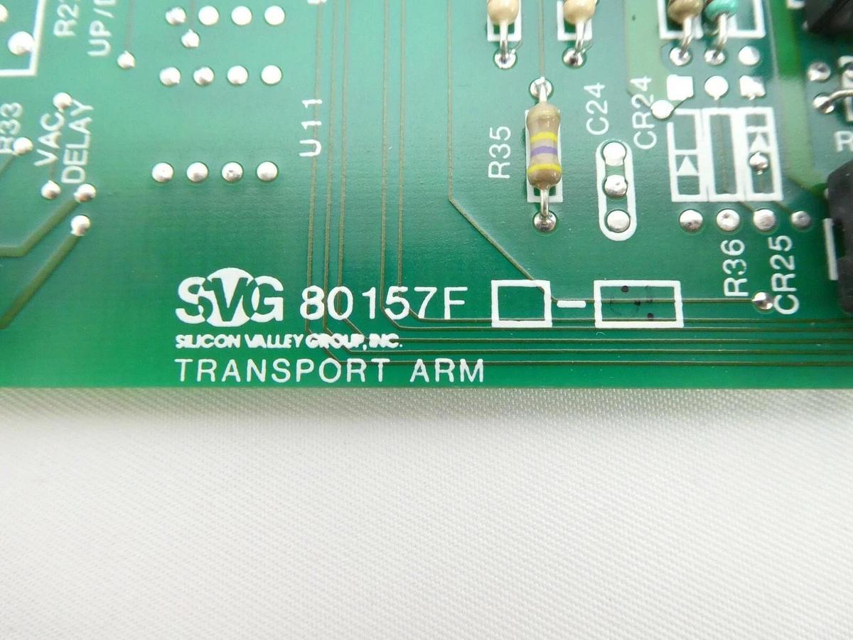 Used SVG Silicon Valley Group 80157F Transport Arm PCB Card SVG 88 System Working